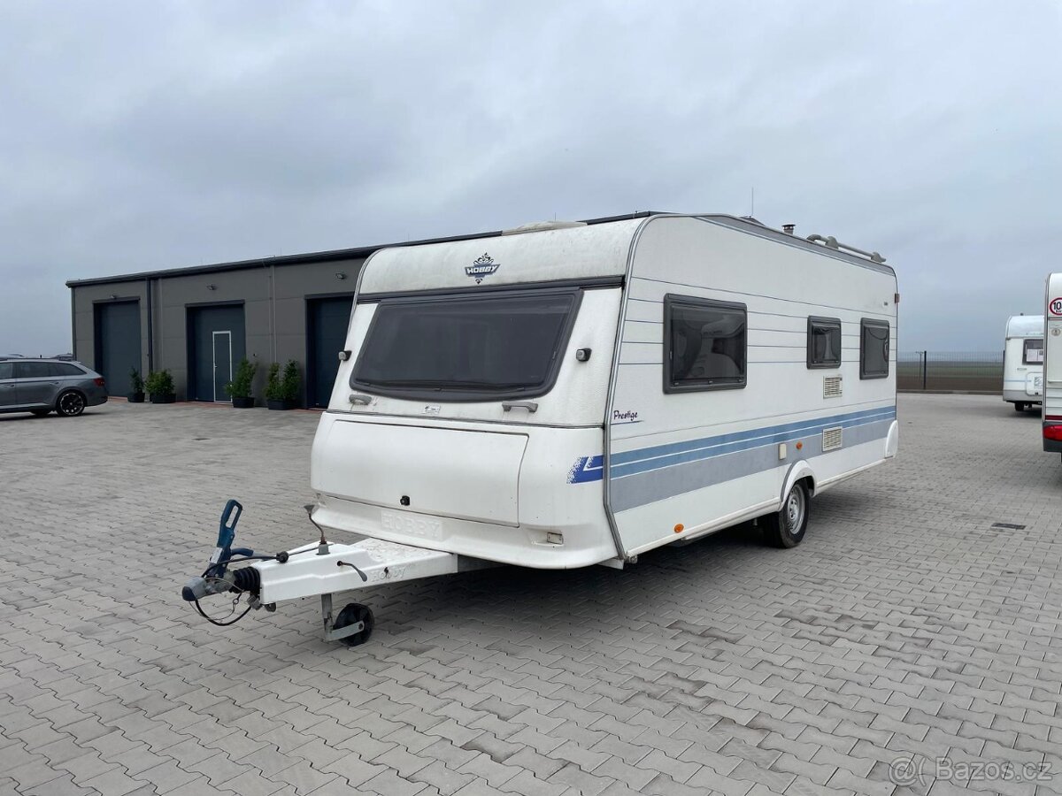 Hobby Prestige 540, 2002, pevná bostel, bojler, stan - 2