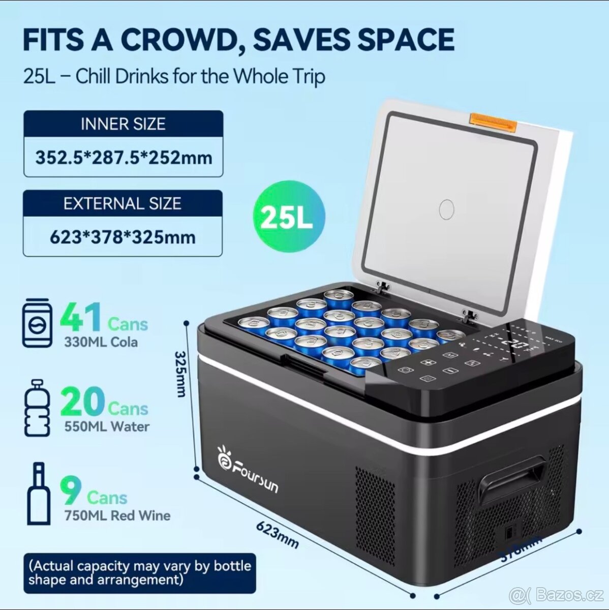 Nová kompresorová autolednice 25l - 2