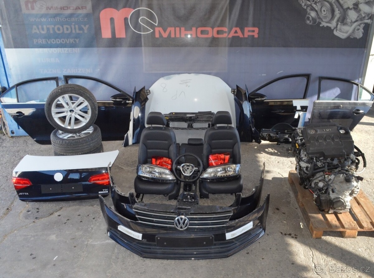 Prodáme VW JETTA (5C) 2011-2018 náhradní díly - 2