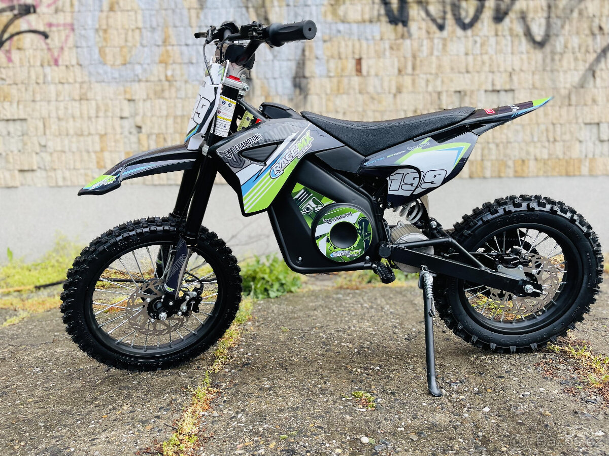 Pitbike Leramotors Rocket, elektrický, vhodné od 7let