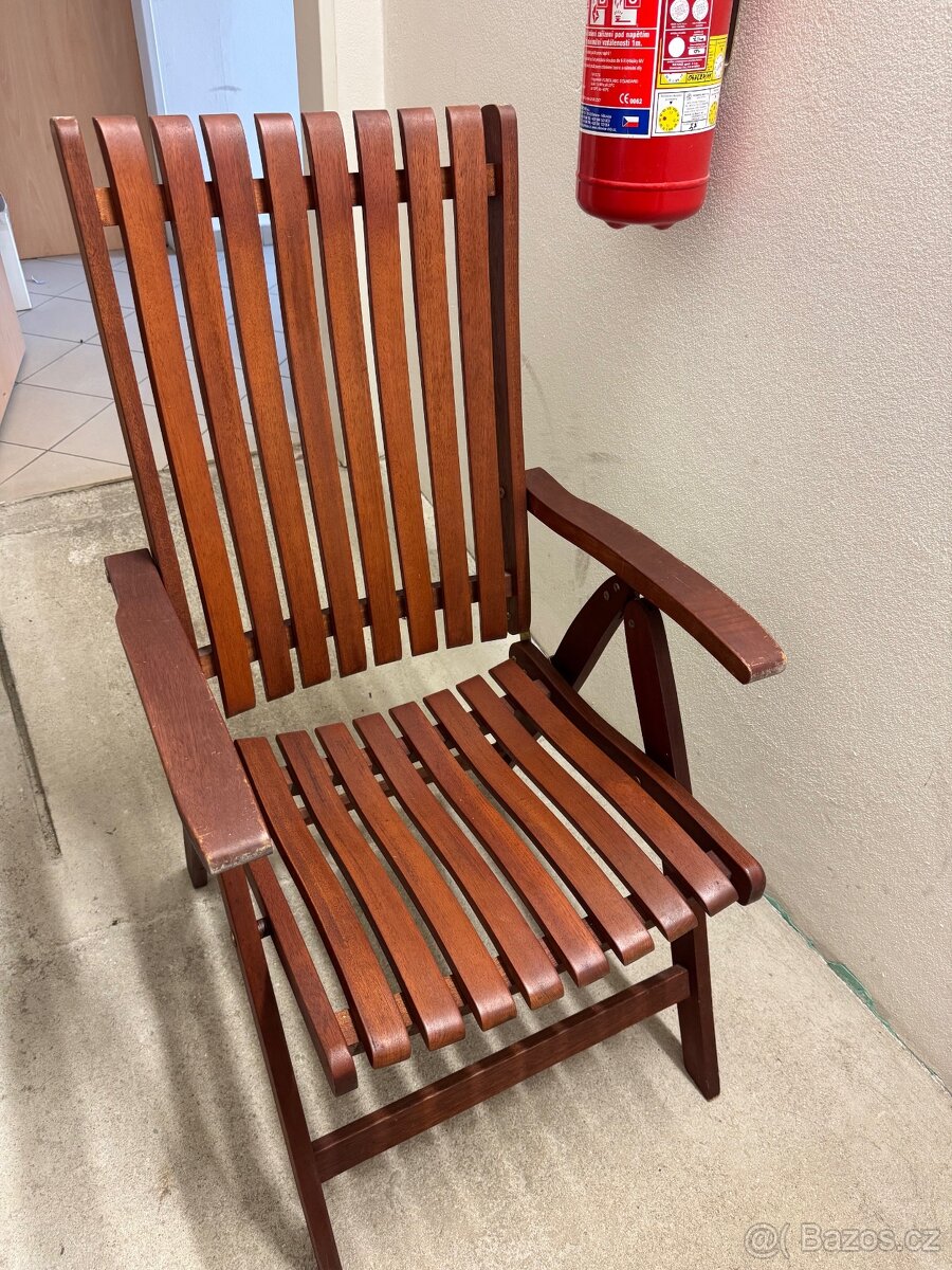 Zahradni kreslo z kvalitniho teakoveho dreva - 2