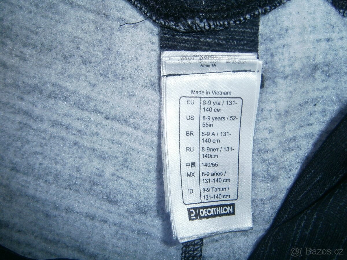 zateplené sportovní elasťáky vel. 134/140 - 2