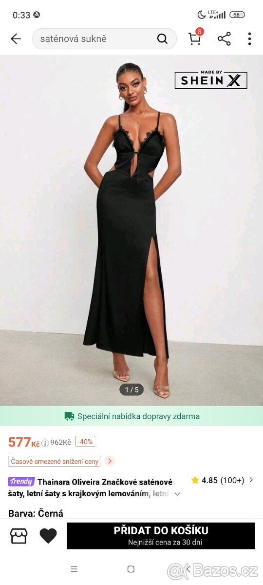 Krásné krajkové šaty vel S - 2