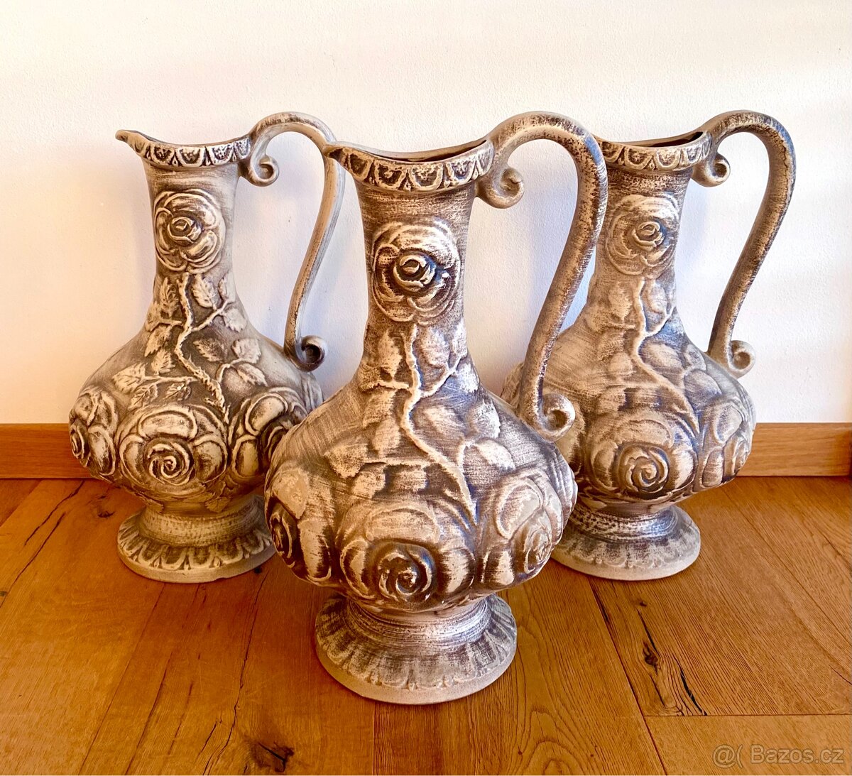 Staré velké vázy 3 kusy - 2