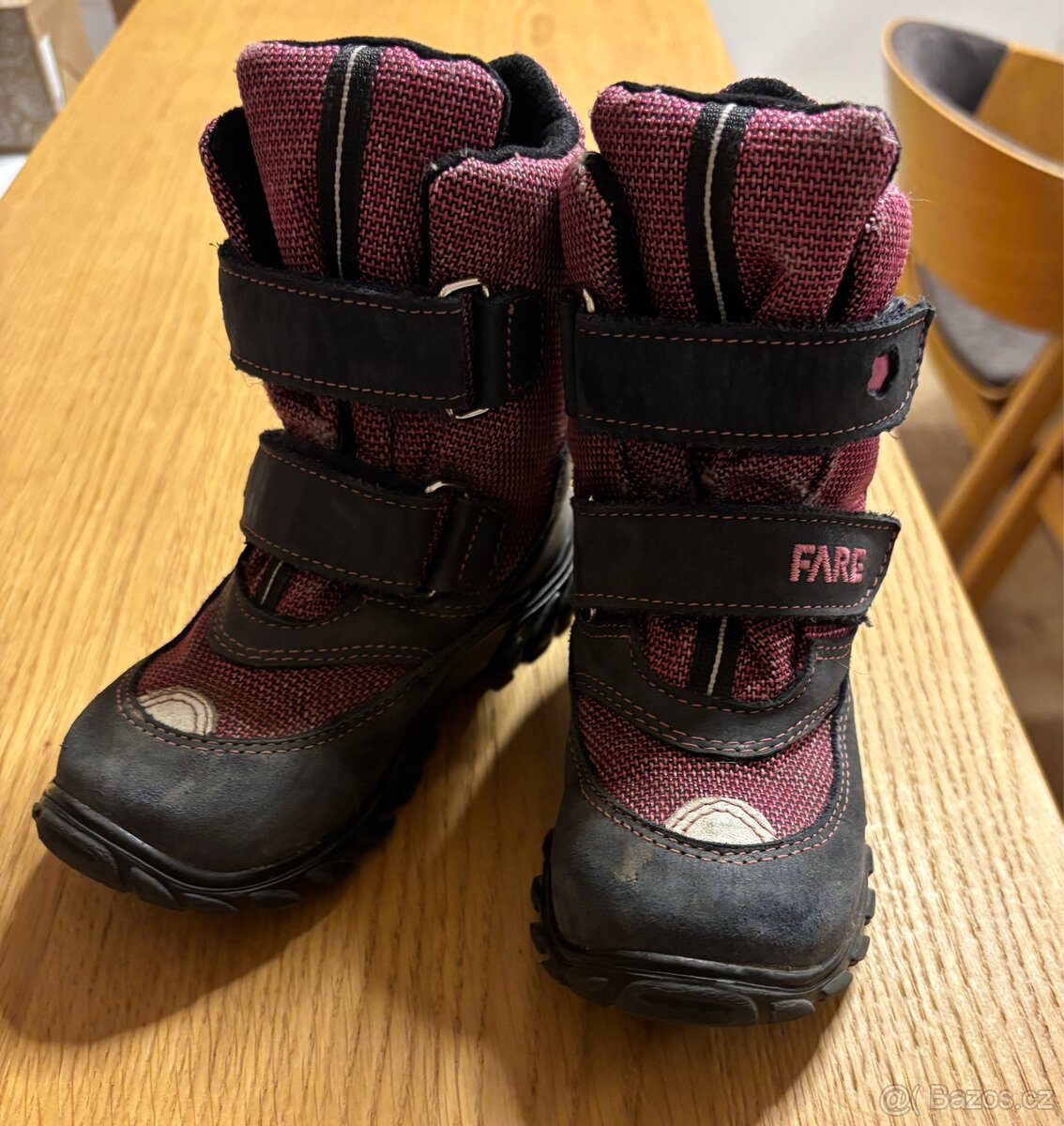 Dívčí kozačky 26 zimní obuv FARE - 2