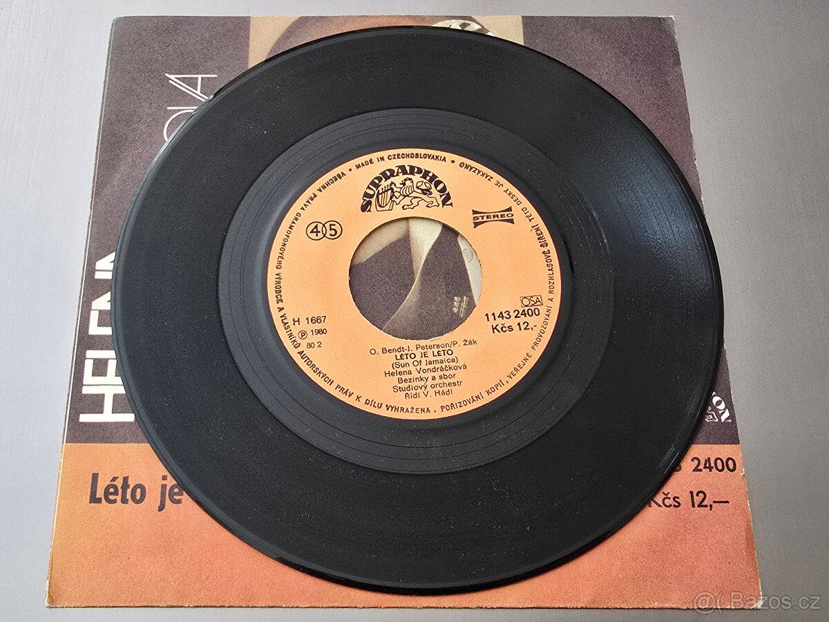 SP Helena Vondráčková - LÉTO JE LÉTO / MÚZY (1980) - 2