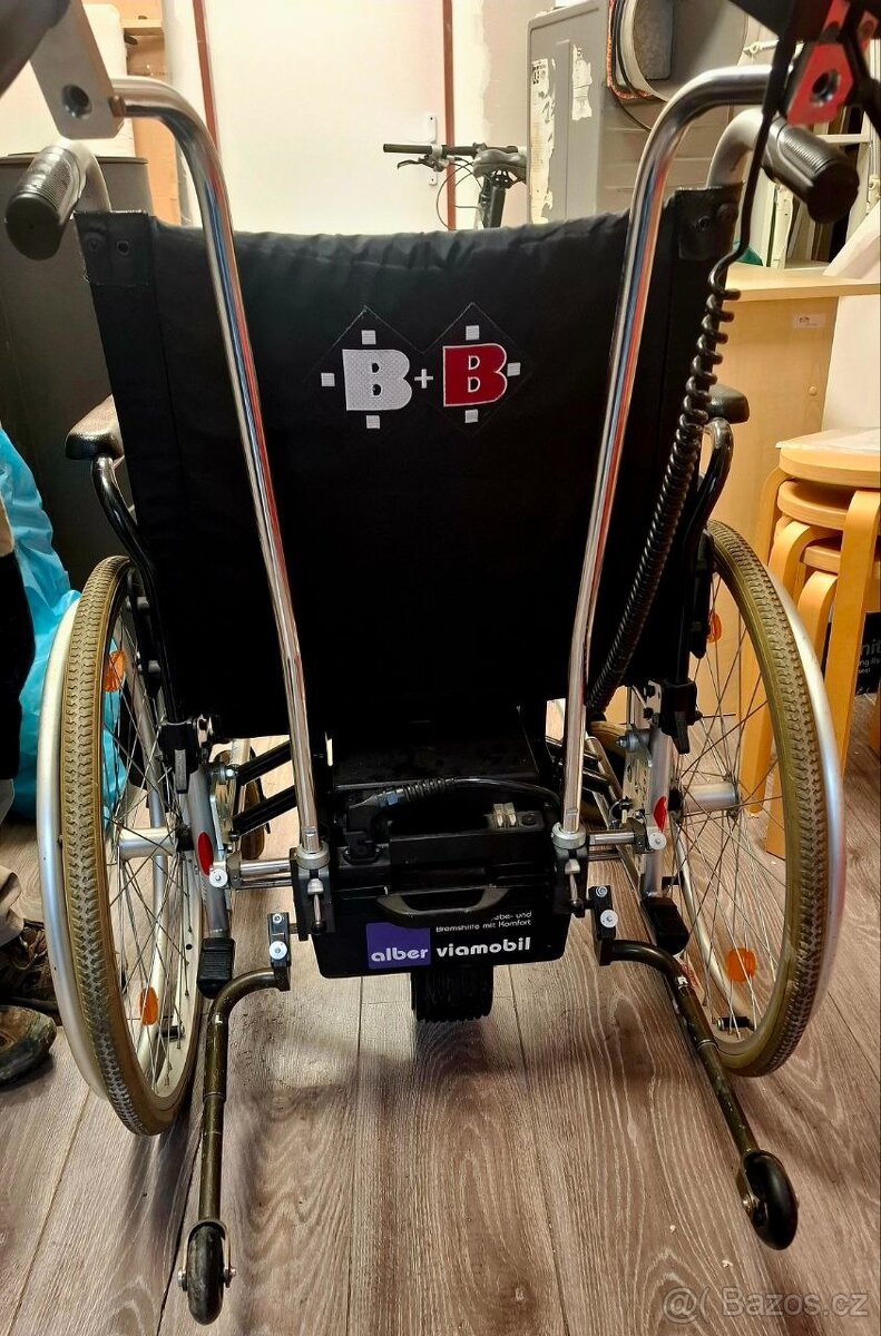 Elektrický invalidní vozík – Alber V10 (přídavný pohon) – vý - 2