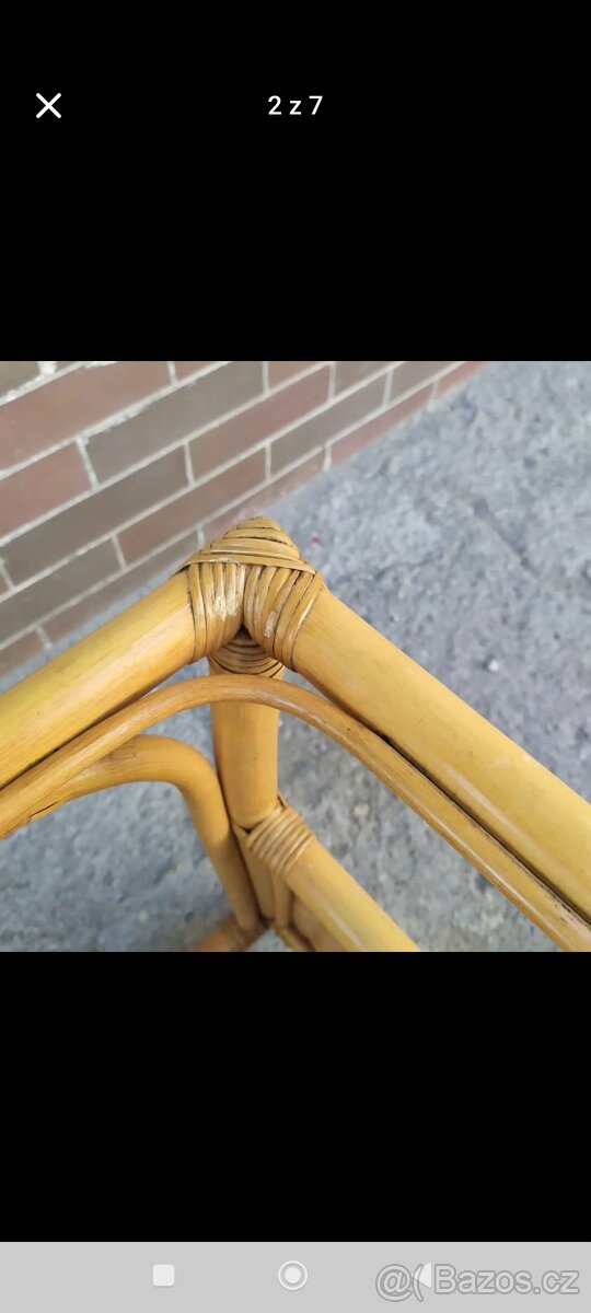 Ratanový stolek - 2