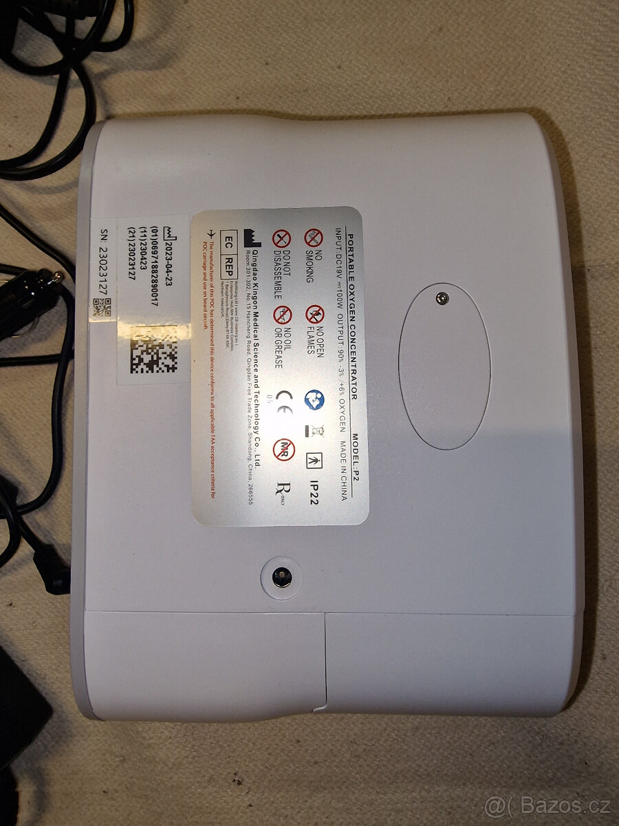 Přenosný kyslíkový koncentrátor KINGON P2 - 2