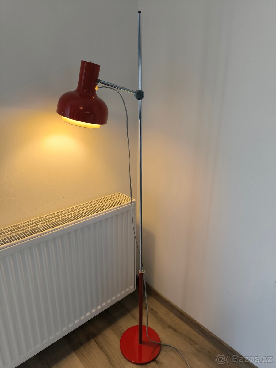 Retro stojací lampa Napako, Josef Hůrka - 70. léta - 2