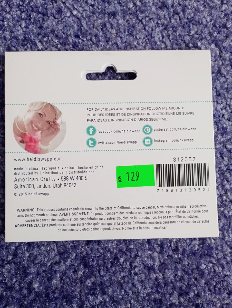 Nová sada nálepek písmena, Heidi Swapp - 2