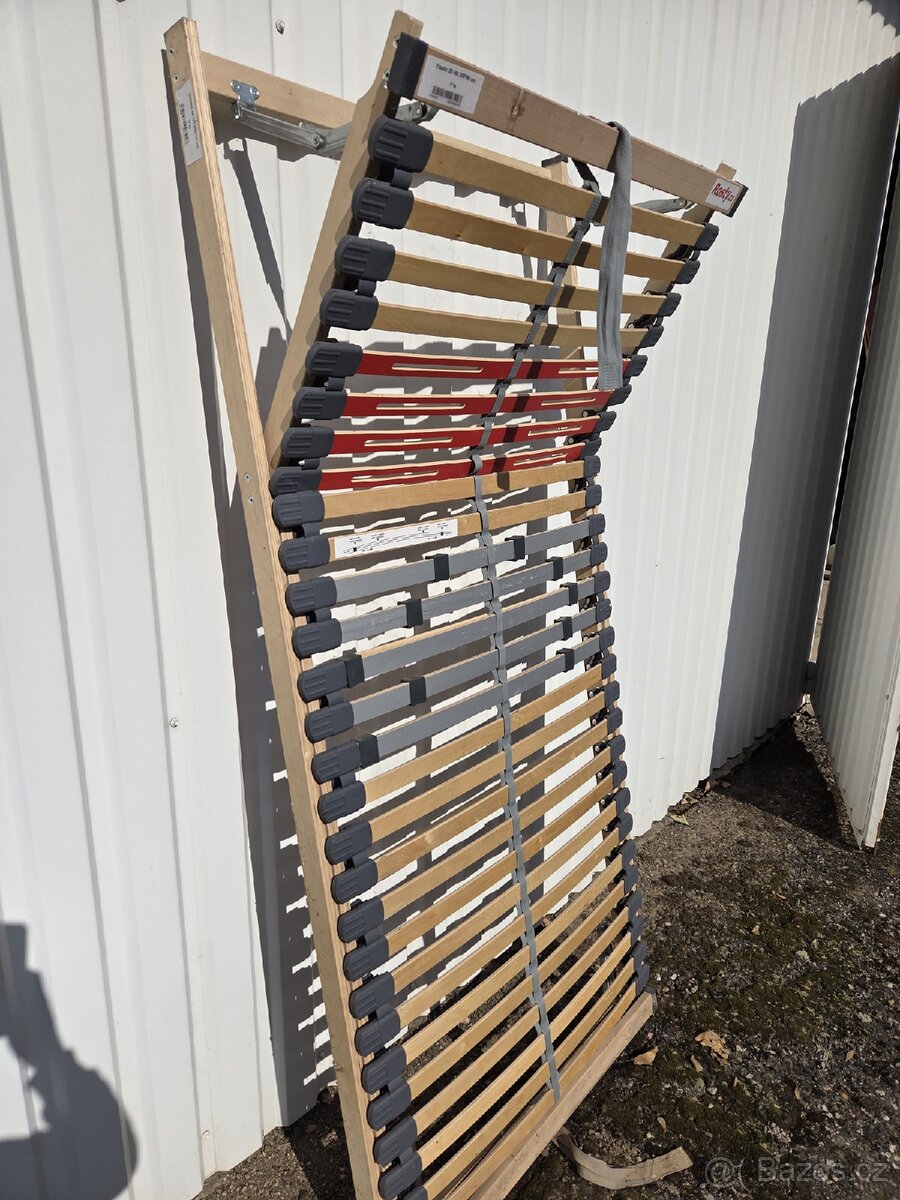 Dřevěný polohovací rošt, do postele - 2