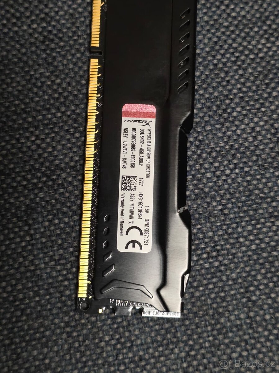 HyperX Fury ddr3 4gb - 2