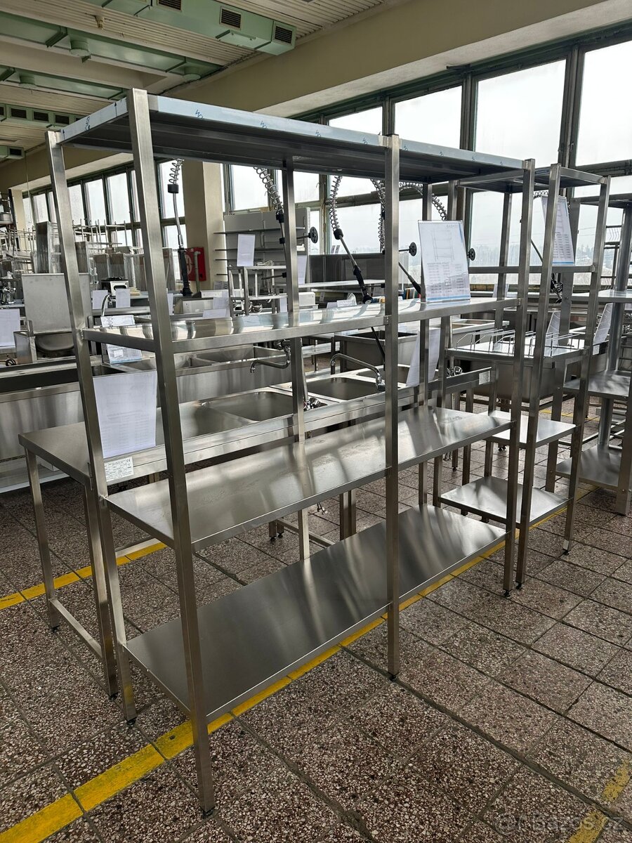 Nerezový regál - 2