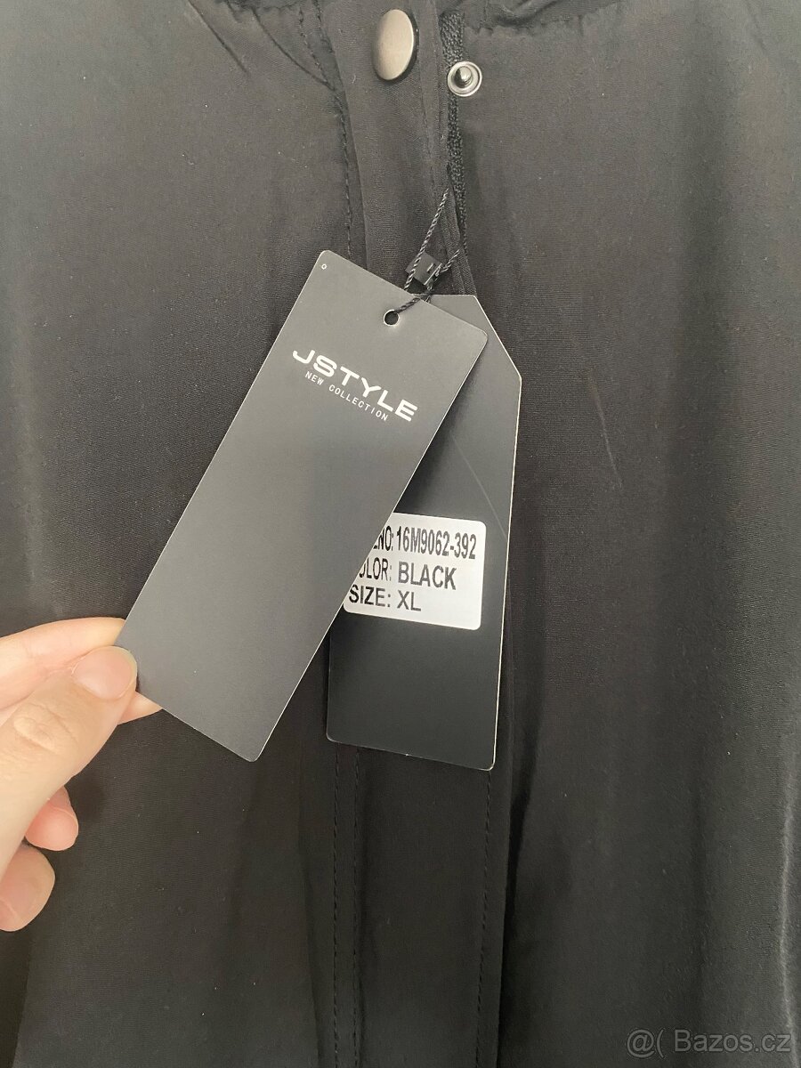 Dámská černá parka - 2