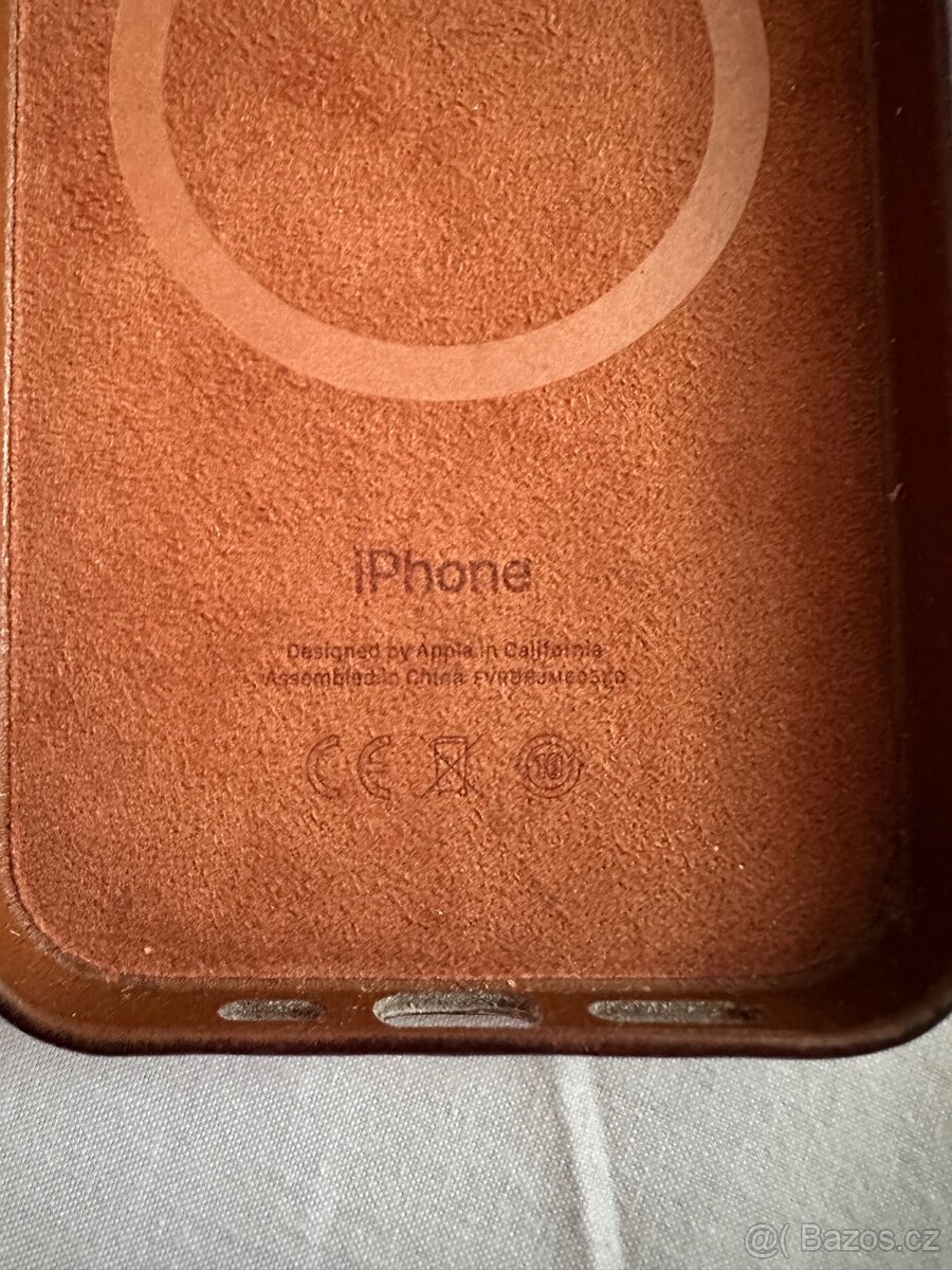 IPhone 12/12pro leather case obal - 2