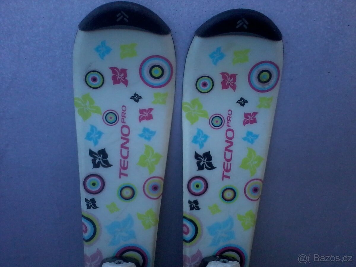Dětské lyže dívčí Tecno pro 80cm. - 2
