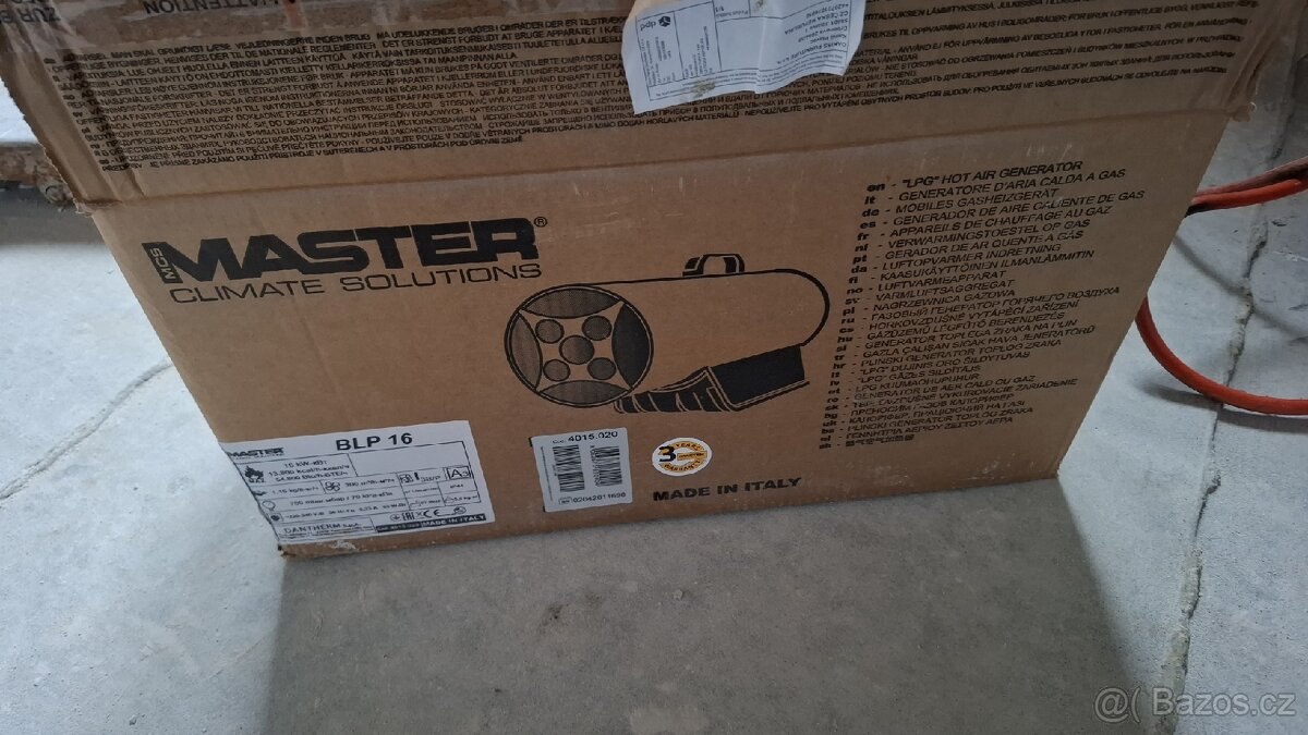 Master BLP 16 Plynové topidlo - 2