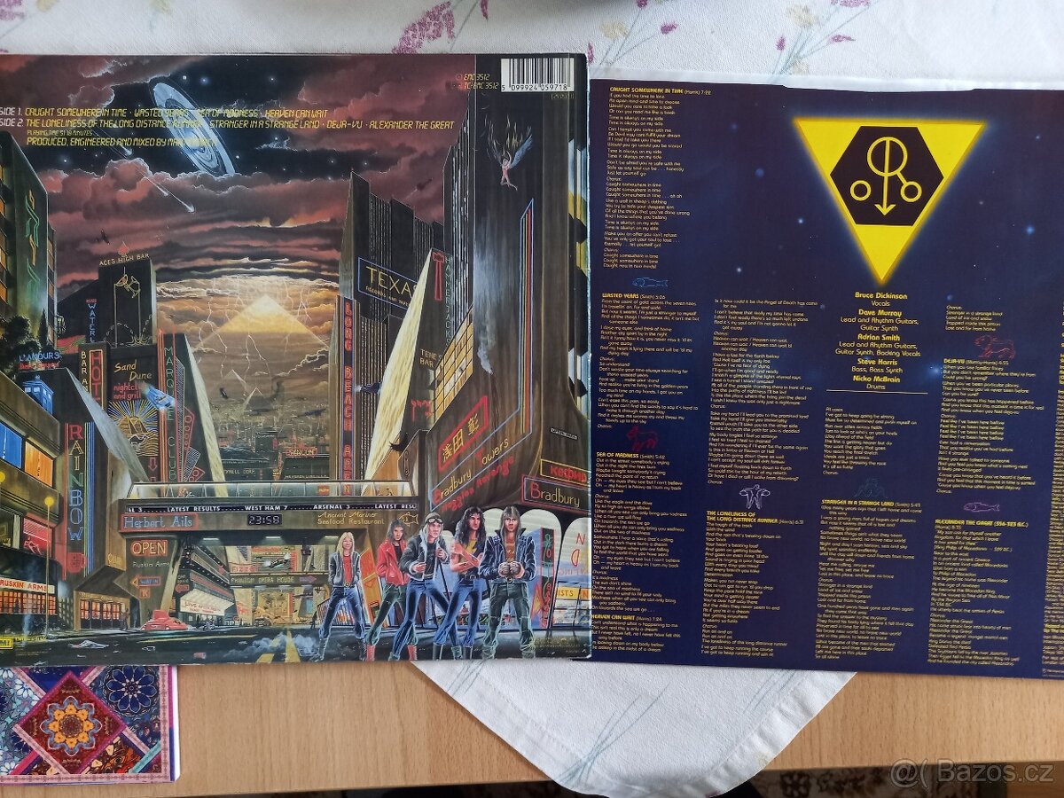 IRON MAIDEN „ Somewhere in Time“ /EMI 1986/+orig vnut obal/t - 2