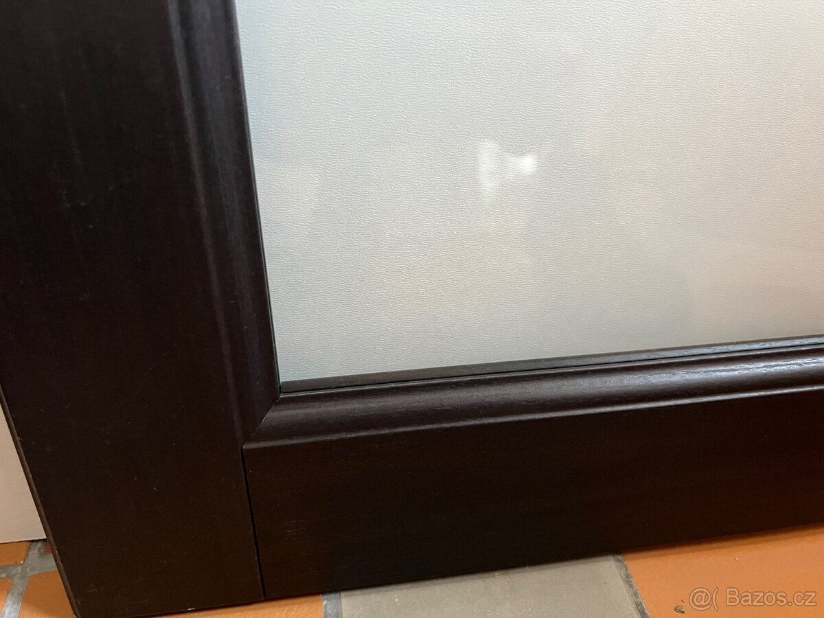 Prosklené dveře VASSBO černohnědé 60x38 do IKEA Besta - 2