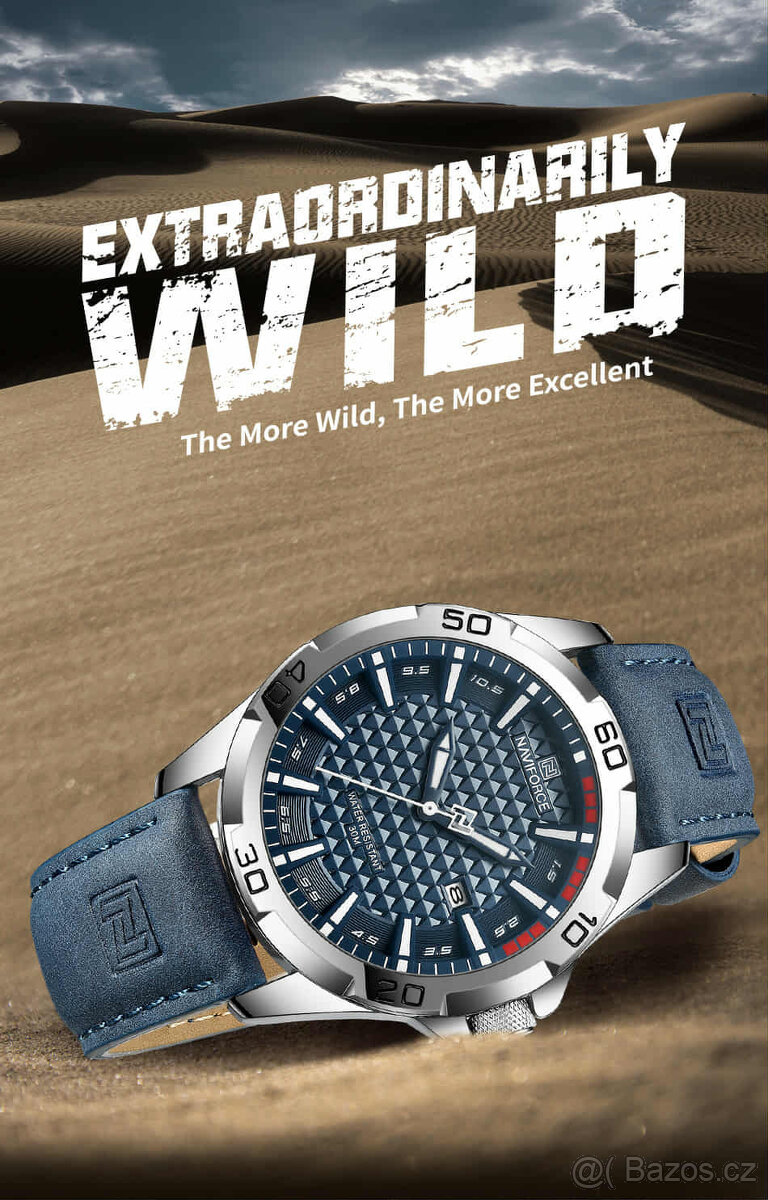 NOVÉ pánské elegantní hodinky Naviforce - 2