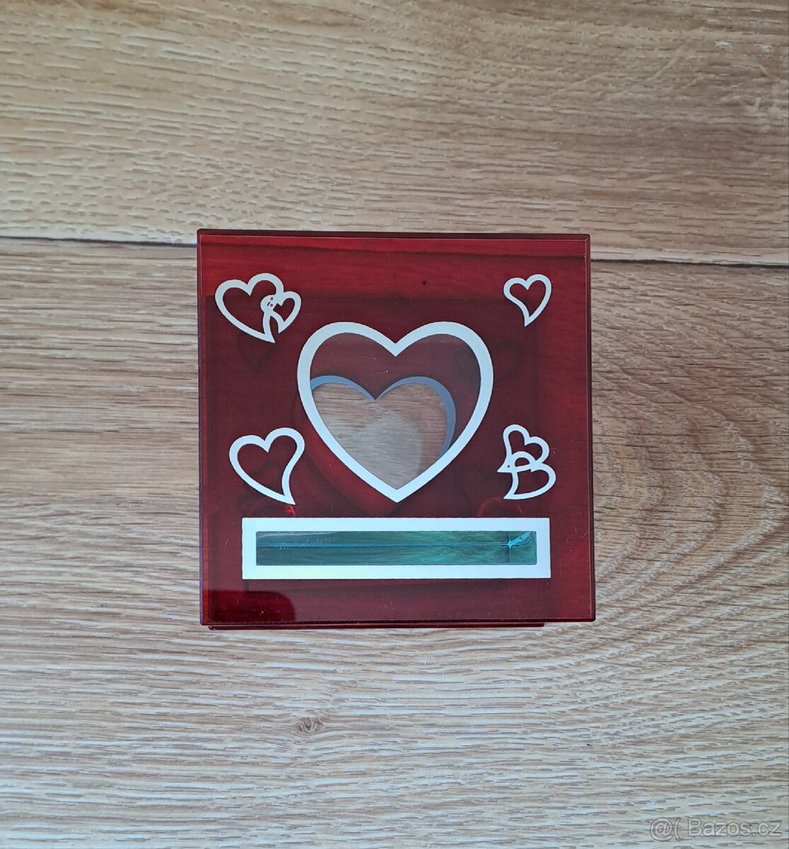 Romantický rámeček na fotku a držák na ubrousky - 2