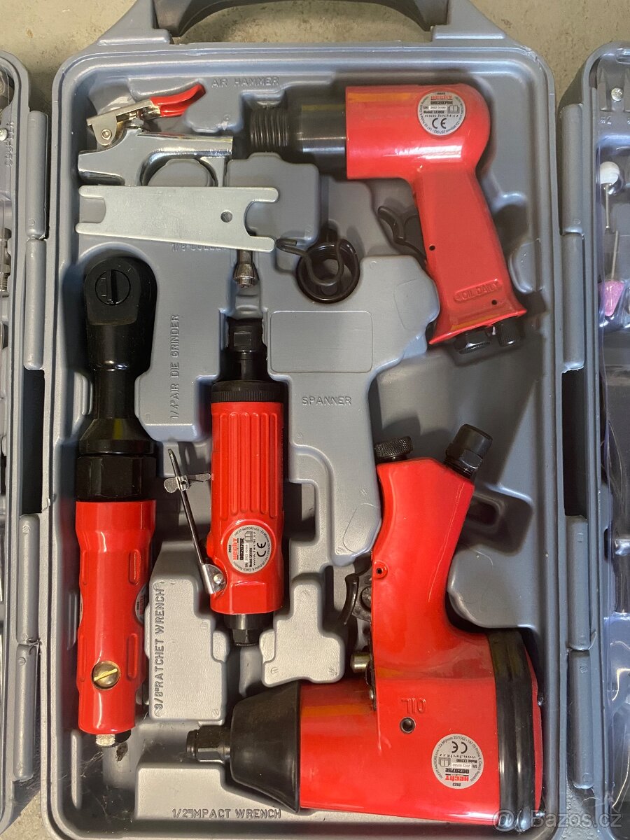 NOVÁ / NEPOUŽITÁ sda pneumatického nářadí - 71 ks - HECHT - 2