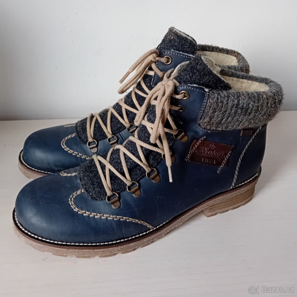 zimní nové kotník. boty vel. 42 zn. reiker - 2