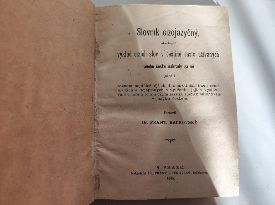 Starý slovník cizích slov - 2