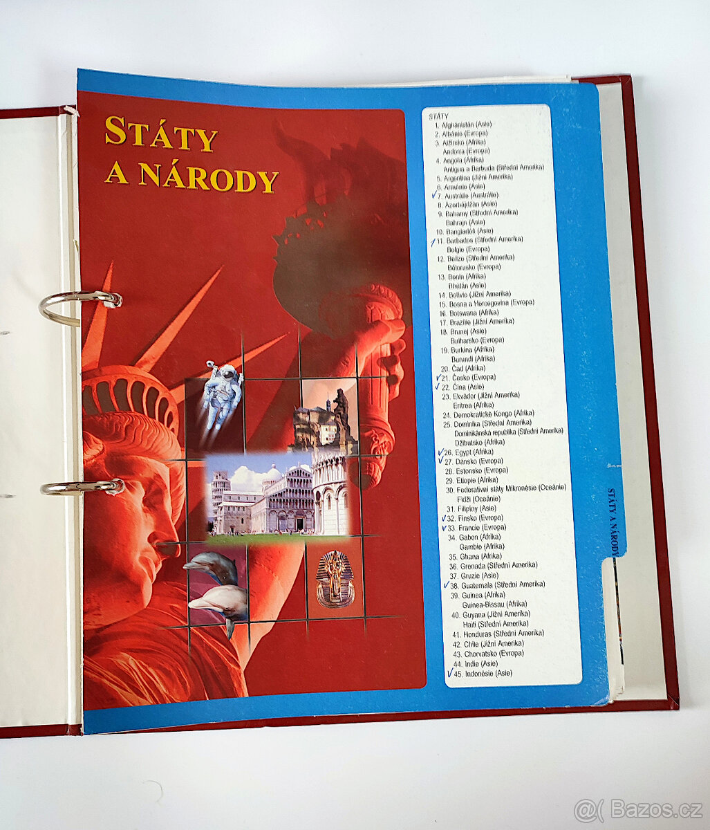 Šanony sběratelské Planeta Zemeě - 8 kusů - 2