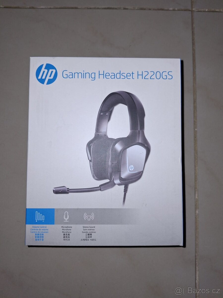 sluchátka HP H220gs gaming - 2