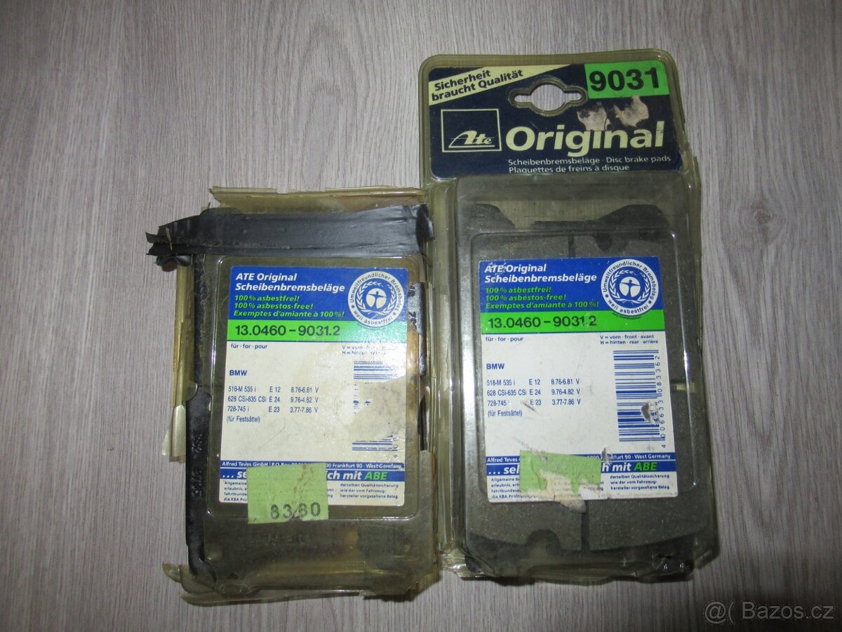 Brzdové destičky BMW E12, E24, E23 - 2