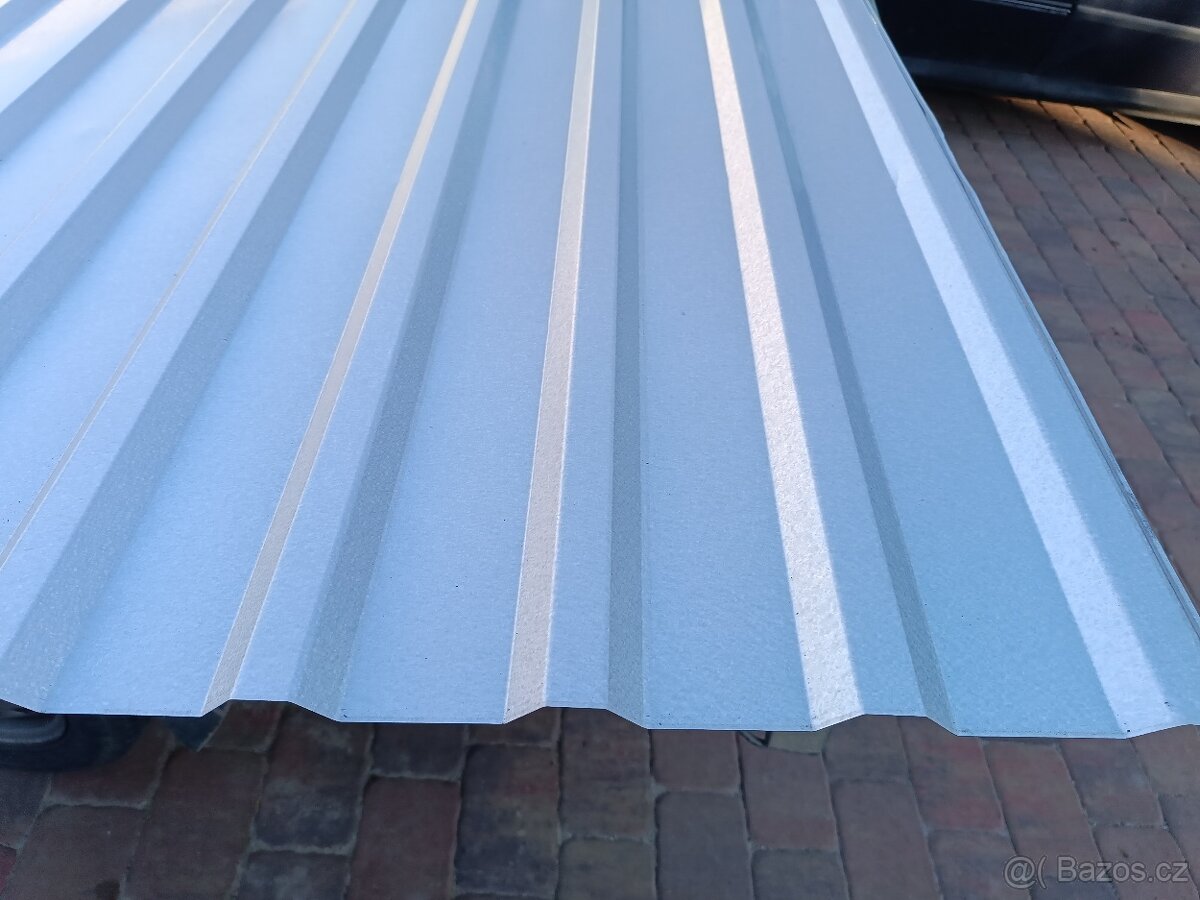 TRAPÉZOVÝ PLECH T18 0,4mm ALUZINEK - 2