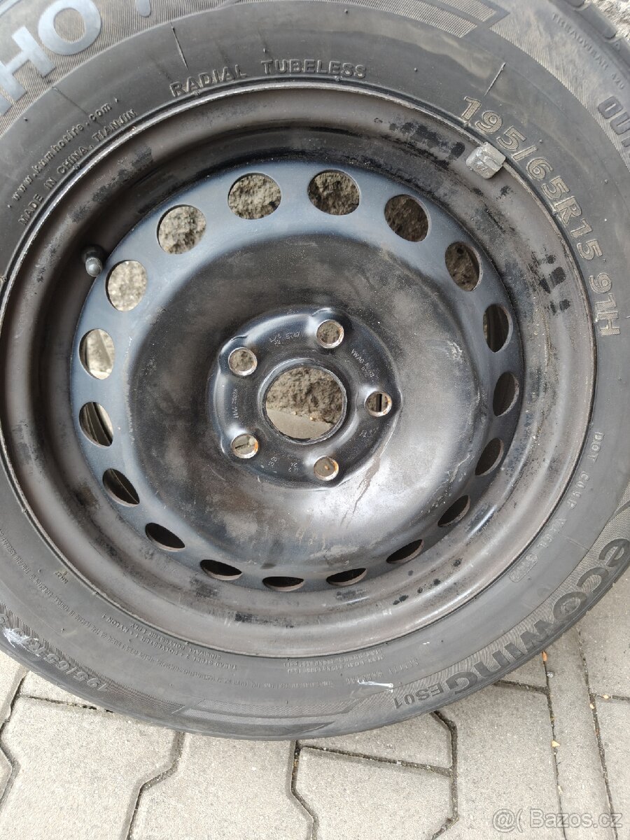 Plechový disk 5x112 r15 rezerva - 2
