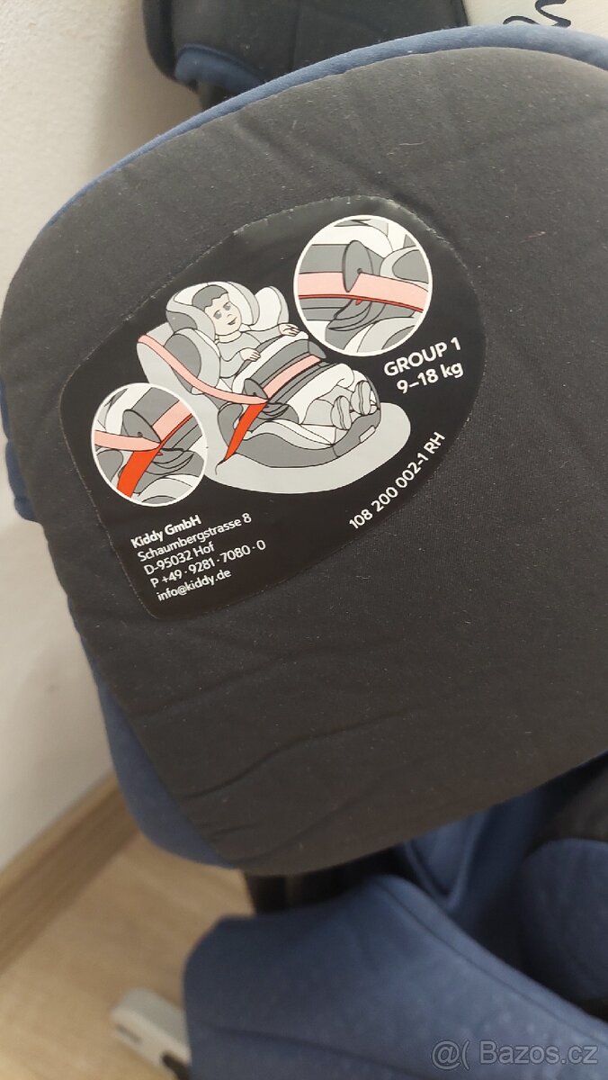 Autosedacka Kiddy Phoenixfix 3, isofix - 2