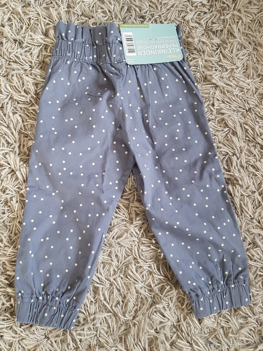 Kalhoty paperbag, Tchibo, vel. 86/92 - 2