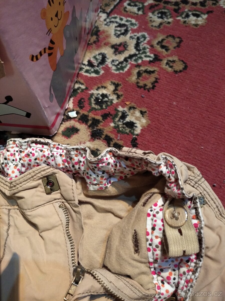 Zateplené kalhoty, vel. 122 - 2