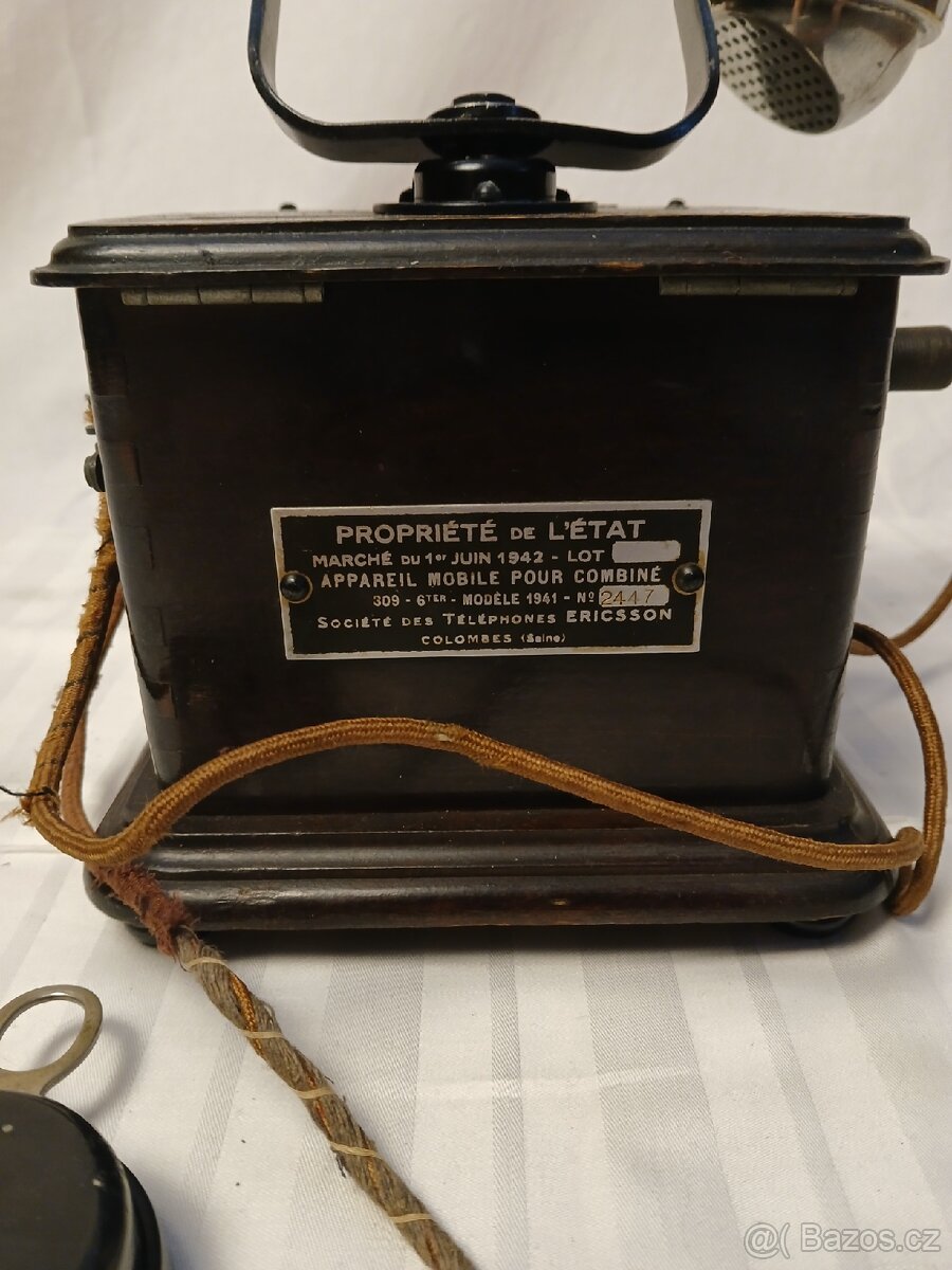 Starožitný stolní telefon - 2