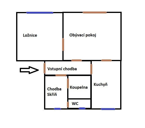 Pronájem bytu Benešov - 2