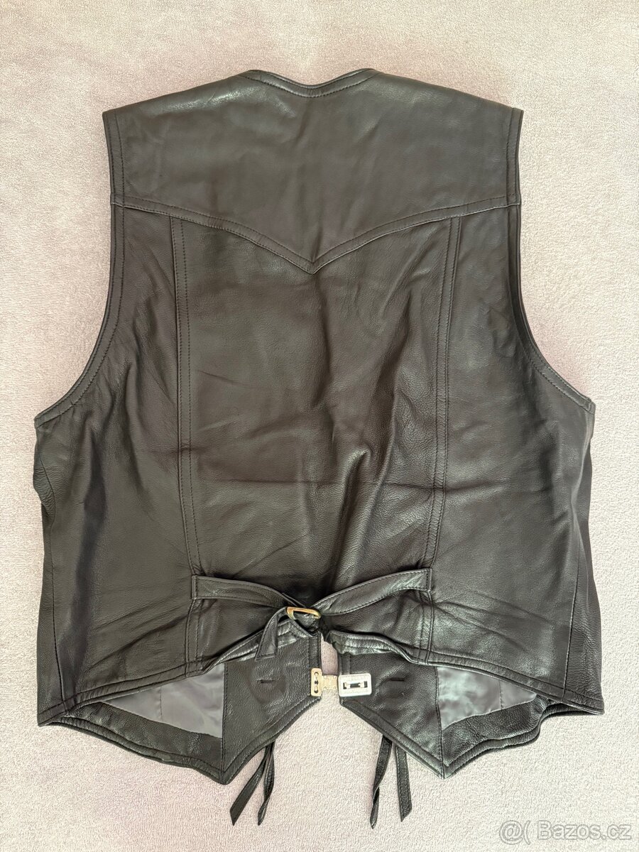 Kožená vesta na motorku - 2