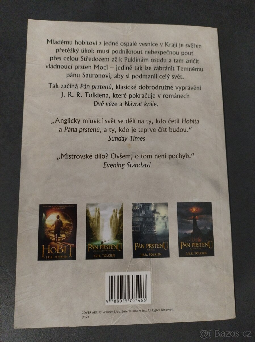 Kniha Pan prstenů - společenstvo prstenu - 2