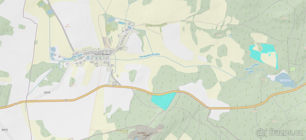Prodám pozemky v k.ú. Horní Bolíkov Studená, okres Jindřichů - 2