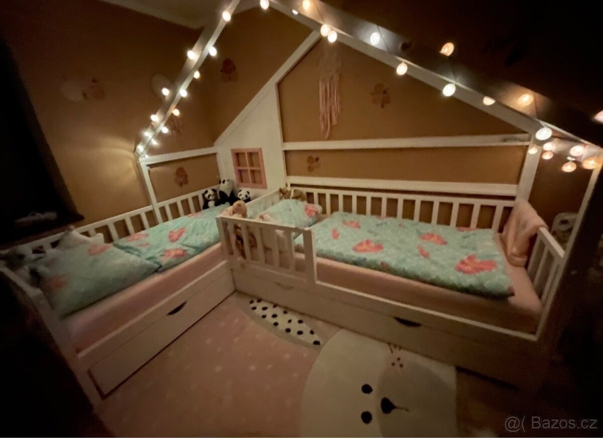 Domečková dvojpostel - 2