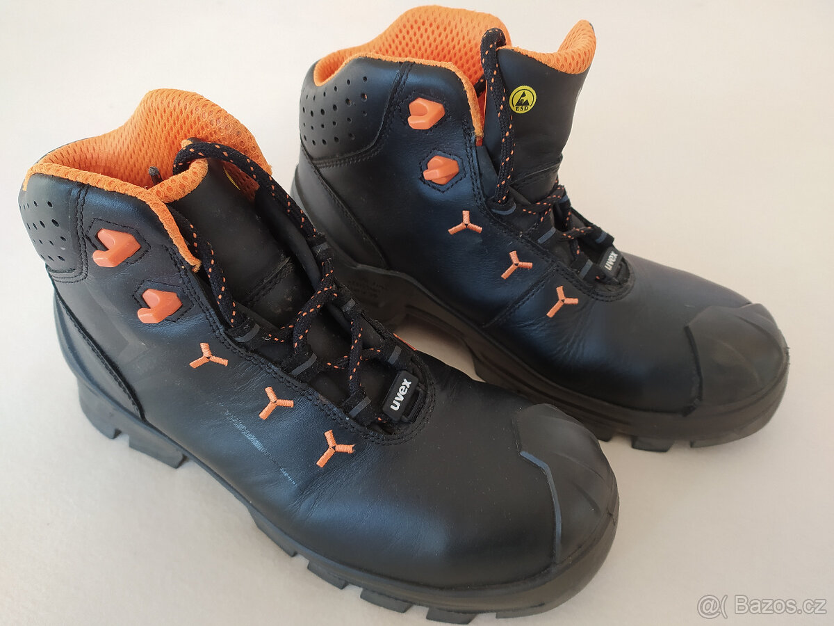 Špičkové kotníkové pracovní boty UVEX vel. 39 - 2
