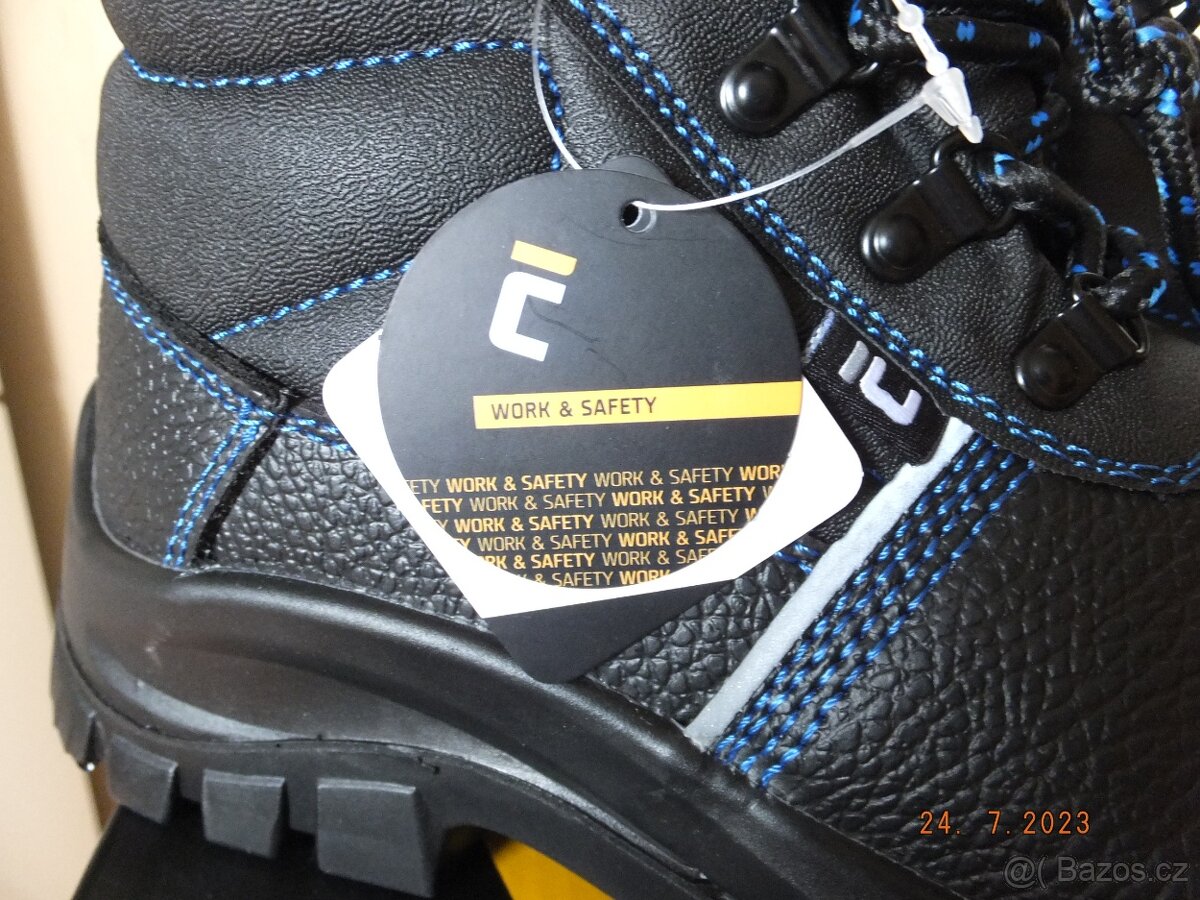 Nové zateplené pracovní kotníkové boty vel. 37. - 2
