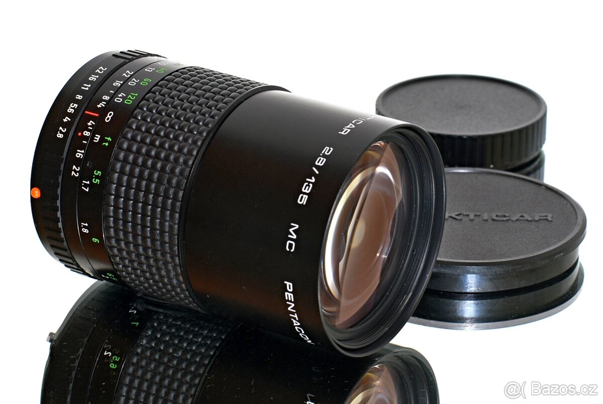 Prakticar B MC 2,8/135mm Pentacon TOP STAV - 2