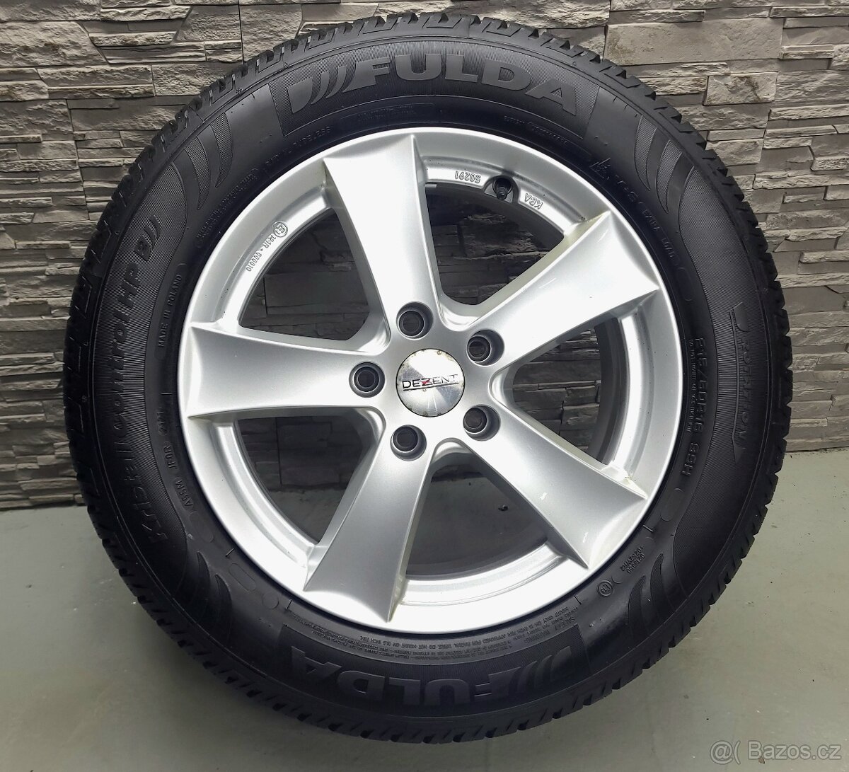 16" Alu kola Dezent 5x112 zimní pneu 8,8mm - 2