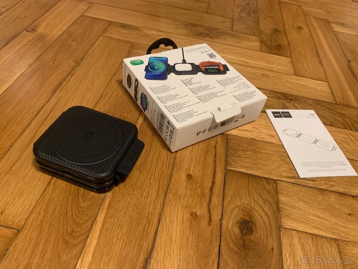 Bezdrátová nabíječka HOCO CQ4 3-in-1 - 2