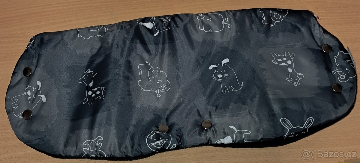 Emitex Rukávník Premium šedý + zvířata/černá - 2