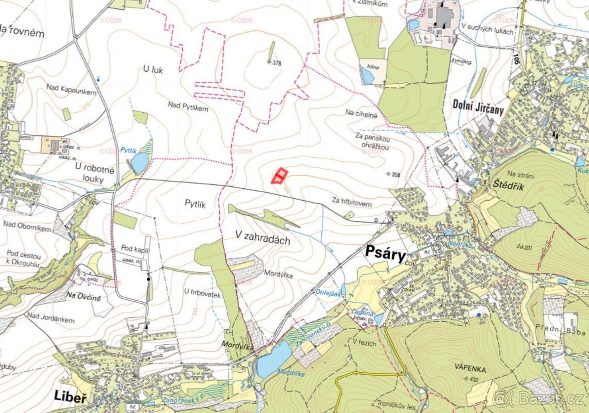 Zemědělská půda, prodej, Psáry, Praha západ - 2